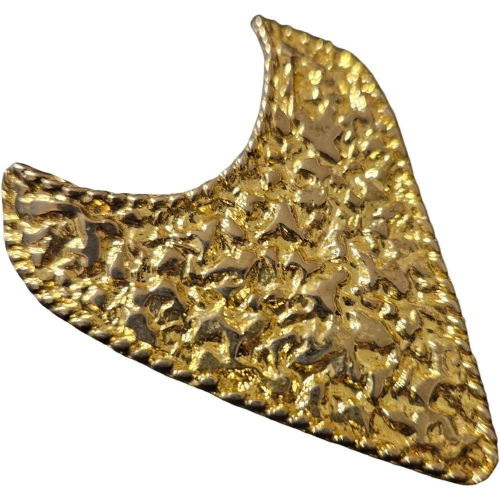 🏍 Faux Gold Nugget Belt Buckle